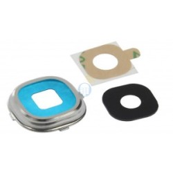 VIDRO DA CAMERA TRASEIRA SAMSUNG GALAXY S4 GT-I9500 PRATEADO / PRETO VIDRO DA CAMERA TRASEIRA SAMSUNG GALAXY S4 GT-I9500 PRATEADO / PRETO